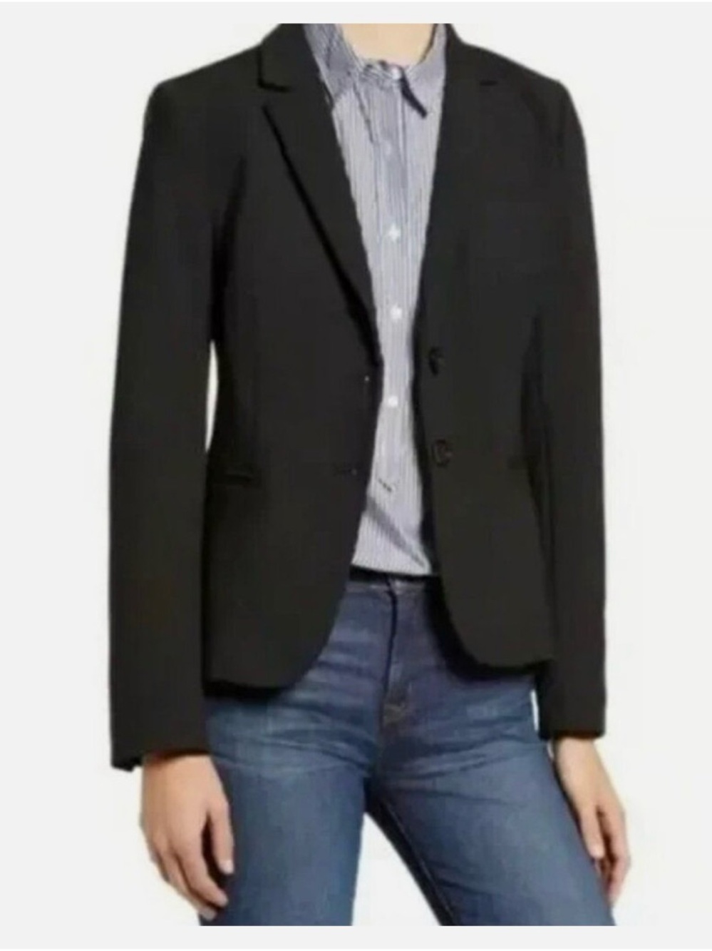 J. Crew Black Schoolboy Blazer